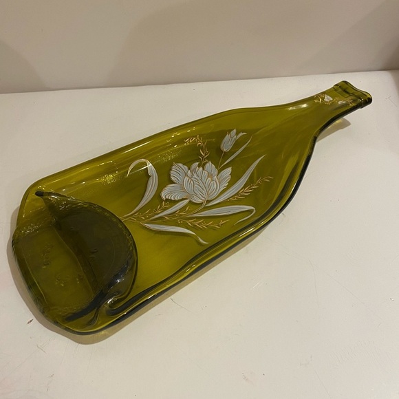 Melted Glass Bottle Spoon Rest (FV) - Picture 7 of 14